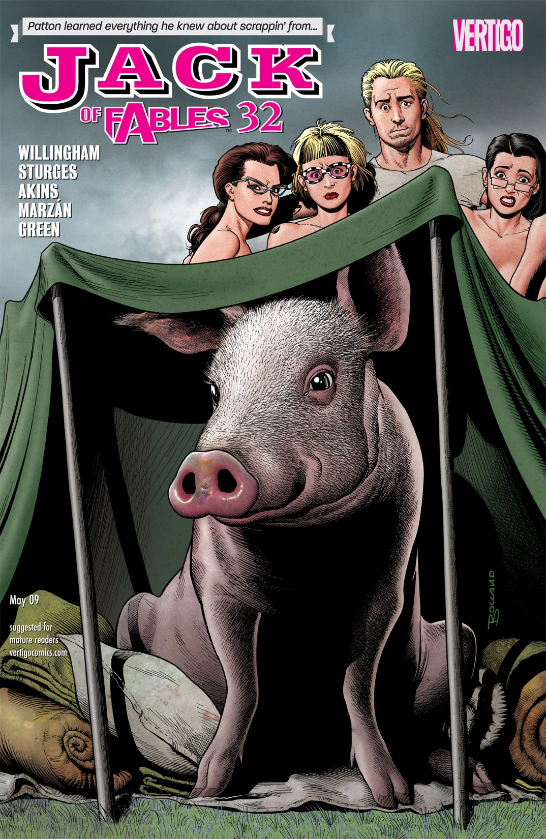 Jack of Fables #32 (DC, 2009 — Cover A) cover